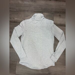 Toad&Co Gray Stripe Swifty T Neck size small